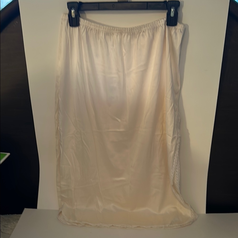 Elegant Cream Satin Slip